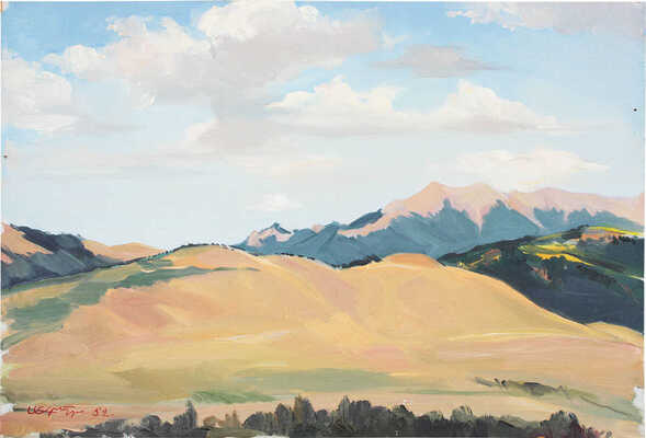 Абегян Мгер (Мегер) Манукович. Горы. Кировакан 